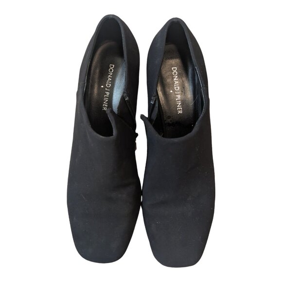 Donald J Pliner Womens Black High Heel Shoe Wedge Size‎ 10 - Picture 1 of 16